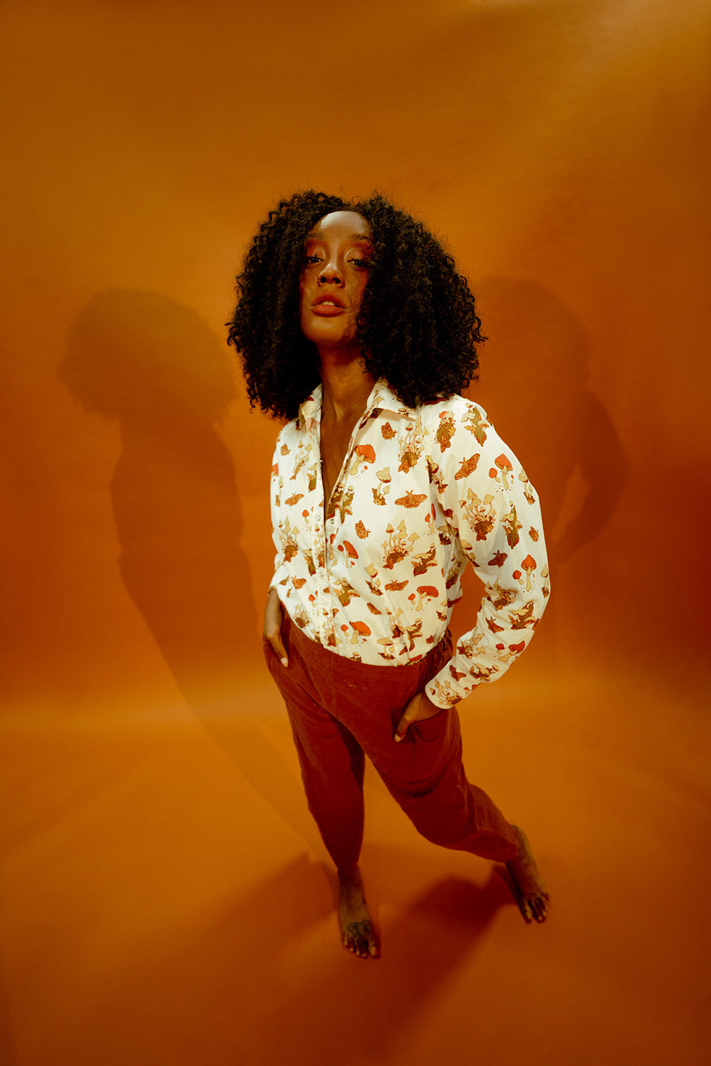 Shroomy Pearl Snap Shirt