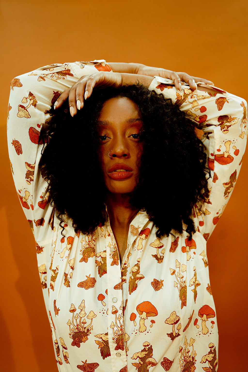 Shroomy Pearl Snap Shirt